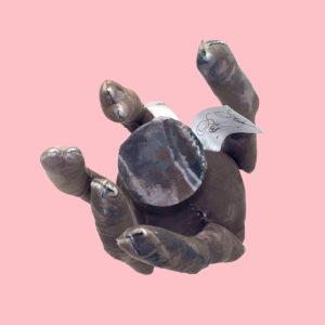 Alternative view of rocky plush toy